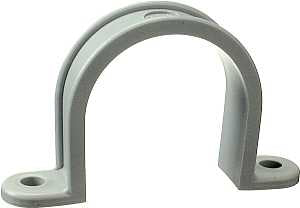 Halex 71220B 2-Hole Conduit Strap, 2 in, PVC, 20/BX