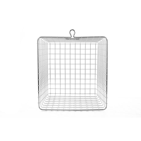 Spectrum 13.75 in. L X 11.25 in. W X 8 in. H Silver Storage Basket