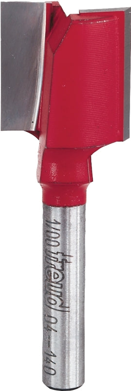 Freud 04-140 Double-Flute Straight Bit, 3/4 in Dia Cutter, 3/4 in L Cutting, 2-1/8 in OAL, 1/4 in Dia Shank