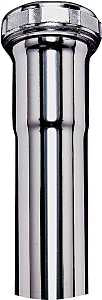 Plumb Pak PP128CP Tee and Tailpiece with Baffle, 1-1/2 in, Slip-Joint, Brass