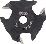 Freud 56-112 3-Wing Slotting Cutter, Carbide, For: Handheld and Table-Mounted Portable Routers