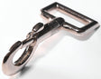 Baron 25-3/4 Loop Eye Bolt Snap, 3/4 in, 30 lb Working Load, Zinc Aluminum Alloy, Nickel-Plated, Pack of 10