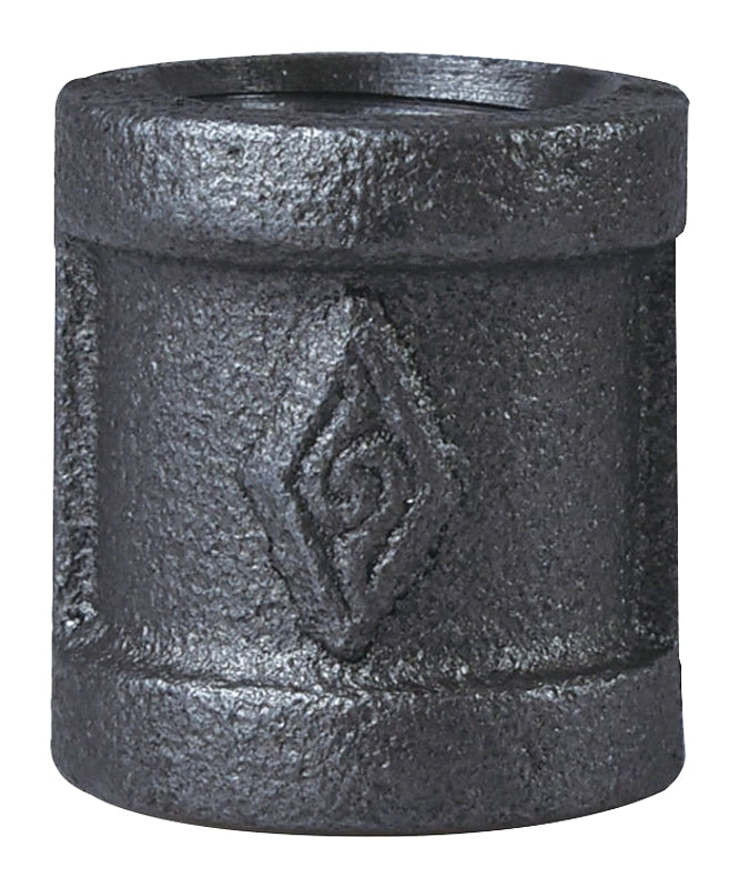 ProSource 21-1/2B Pipe Coupling, 1/2 in, FIP, Steel, 40 Schedule, 300 psi Pressure