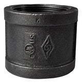 ProSource 21-2B Pipe Coupling, 2 in, Threaded, Steel, 40 Schedule, 300 psi Pressure
