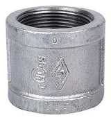 ProSource 21-1 1/2G Pipe Coupling, 1-1/2 in, Threaded, Steel, 40 Schedule, 300 psi Pressure
