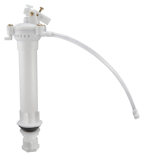 Plumb Pak PP830-1 Toilet Ballcock, Plastic, White, For: 8-1/2 in Toilet Tanks