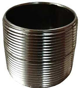 ProSource 2XC Pipe Nipple, 2 in, Male NPT Threaded, Steel, 40 Schedule