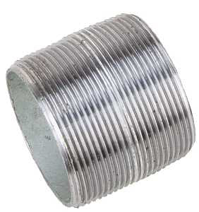 ProSource 2XCG Pipe Nipple, 2 in, Male NPT Threaded, Steel, SCH 40 Schedule