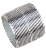 ProSource 2XCG Pipe Nipple, 2 in, Male NPT Threaded, Steel, SCH 40 Schedule