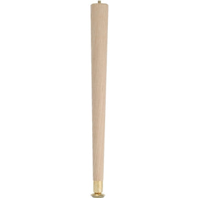 Waddell 2528 Table Leg, 27-1/2 in H, Hardwood, Smooth Sanded
