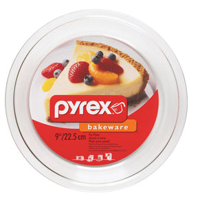 Pyrex 9 in. Pie Plate Clear 1 pc, Pack of 6