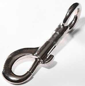 Baron 125-5/8 Bolt Snap, Zinc Aluminum Alloy, Nickel