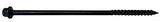 Hillman TimberTite Series 47812 Screw, 1/4 in Thread, Hex Drive, Steel, Ceramic