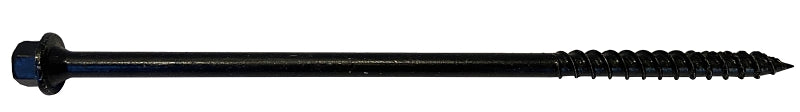 Hillman TimberTite Series 47812 Screw, 1/4 in Thread, Hex Drive, Steel, Ceramic