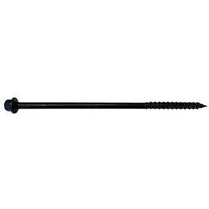 Acorn International TimberTite Series LTS-147610/47805 Screw, 1/4 in Thread, Hex Drive, Steel, 10/PK