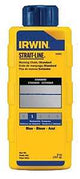 Irwin STRAIT-LINE 64901 Marking Chalk Refill, Blue, Temporary