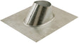 AmeriVent 4EF Roof Vent Flashing, 16-3/8 in OAL, 13-3/4 in OAW, 4 in Pipe, Steel