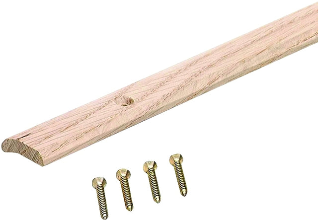 M-D 85290 Carpet Trim, 36 in L, 1 in W, Smooth Surface, Hardwood