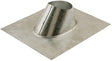 AmeriVent 6EF Roof Vent Flashing, 18-3/4 in OAL, 16-1/8 in OAW, 6 in Pipe, Steel