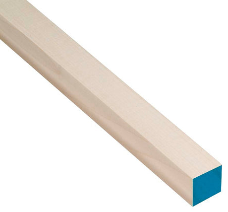 Waddell 8304UB Dowel Rod, Square, 1/4 in Dia, 36 in L, Hardwood, Pack of 25