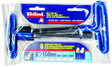 Eklind 55166 Hex T-Key Set with Pouch, 6-Piece, Alloy Steel, Black, Specifications: T-Handle