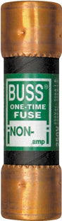 Bussmann NON Series BP/NON-25 Fuse, 25 A, 250 VAC, 125 VDC, 50 kA Interrupt, Melamine Body, K5, Cartridge Fuse