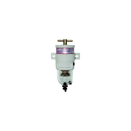 Racor 60 GPH Turbine Fuel Filter/Water Separator w/Clear Bowl, 2 Micron