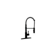 PULLDOWN KITCH FAUCET MAT BLK