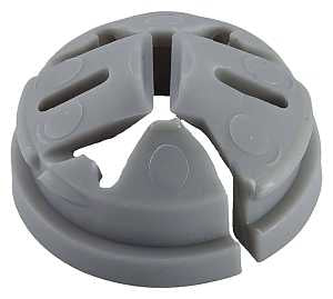 Halex 75105B Push-In Connector, 3/8 in, Nylon, 100/PK
