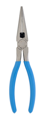 Channellock 317 Nose Pliers, 8 in OAL, 2-1/4 in Jaw Opening, Blue Handle, Ergonomic Handle, 7/8 in W Jaw, 2.36 in L Jaw
