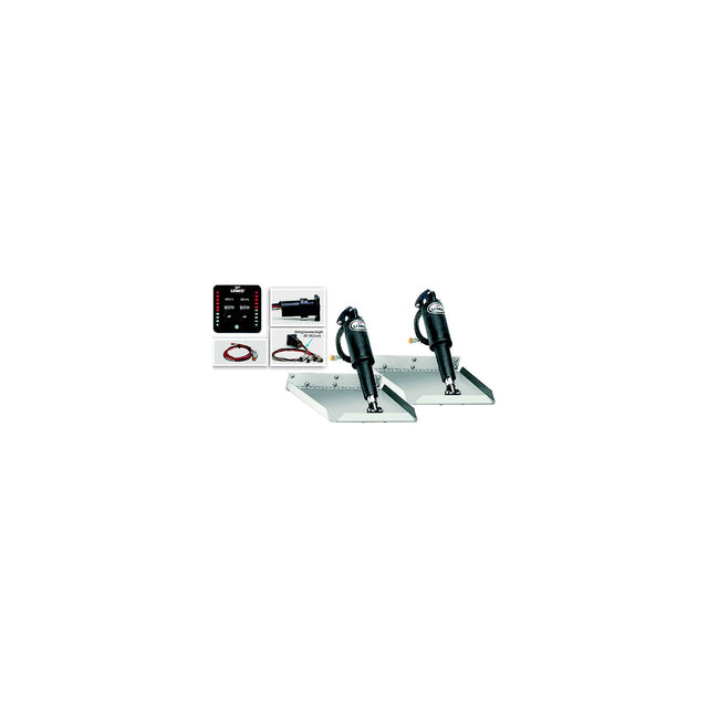 12" x 12" Edge Mount Electric Trim Tab Kit w/LED Indicator Switch