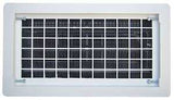 Witten Vent 306MWH Foundation Vent, 16 in W, 8 in H, 65 sq-in Net Free Ventilating Area, Mesh Grill, Thermoplastic
