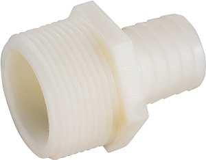 Anderson Metals 53701-0808 Hose Insert Adapter, 1/2 in, Barb, 1/2 in, MIP, 150 psi Pressure, Nylon