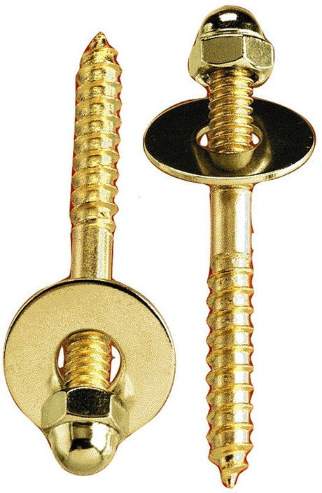 Plumb Pak PP23515 Toilet Screw Set, Brass