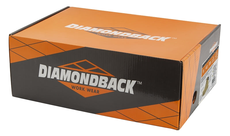 Diamondback 1-8 Work Boots, 8, Extra Wide W, Tan, Suede Leather, Lace-Up, With Lining