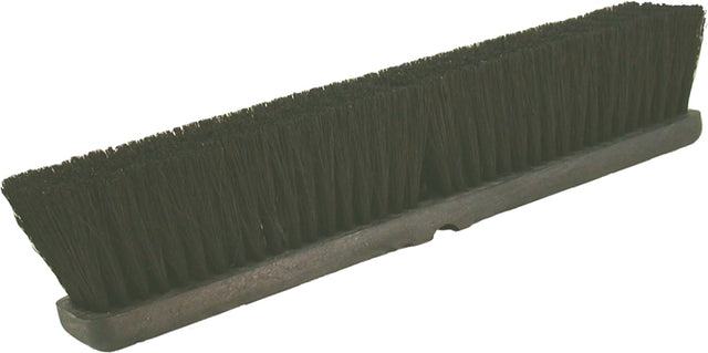 Birdwell 2026-12 Broom Head, Threaded, 3 in L Trim, Tampico Bristle, Black