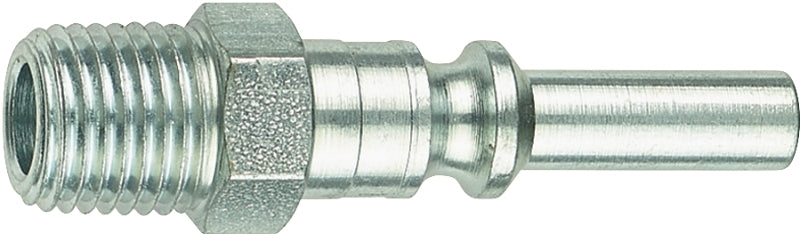 Tru-Flate 12-425 Plug, L-Style, 1/4 in, MNPT, Steel