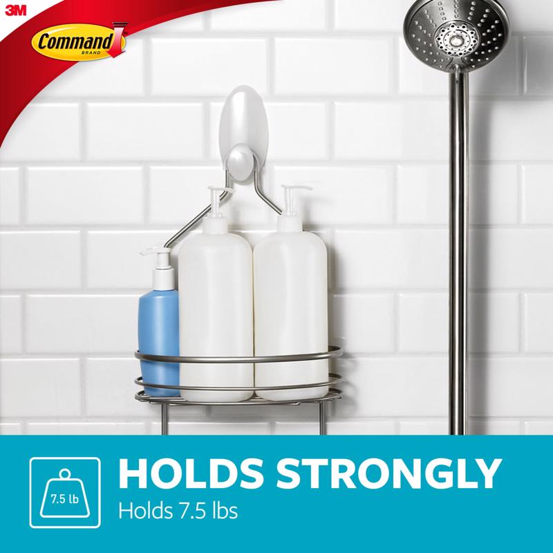 3M Command Large Plastic Caddy Hanger 5 in. L 1 pk