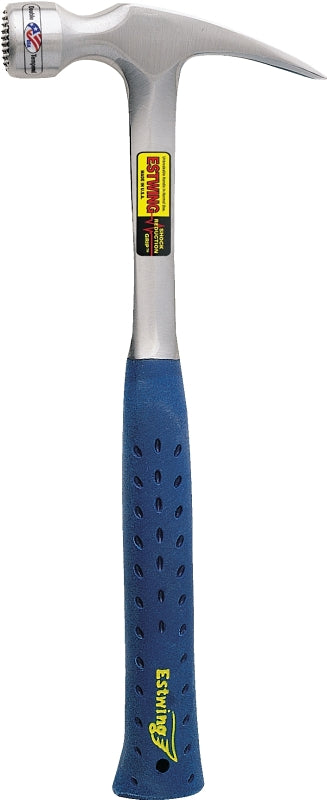 Estwing E3-20SM Hammer, 20 oz Head, Rip, Milled Head, Steel Head, 13-3/4 in OAL