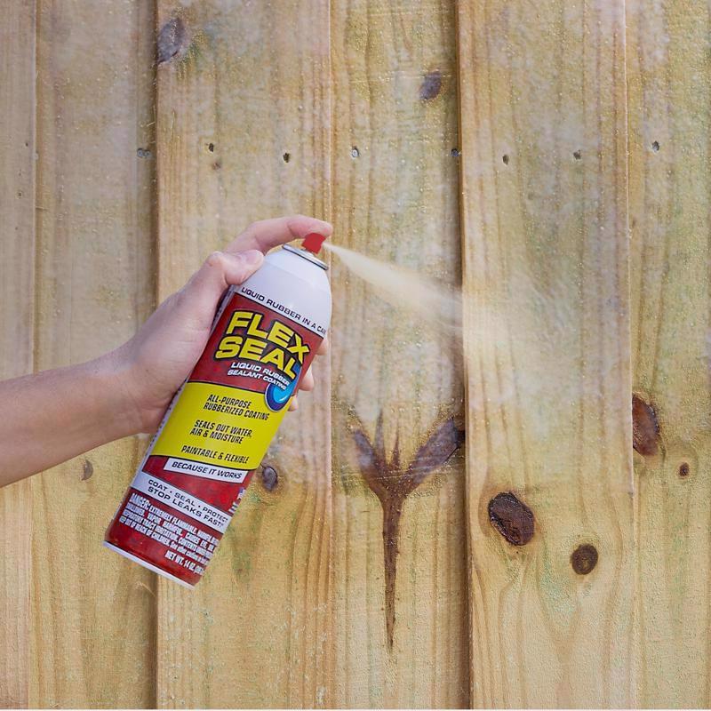 Flex Seal Family of Products Flex Seal Brown Rubber Spray Sealant 14 oz, Pack of 6