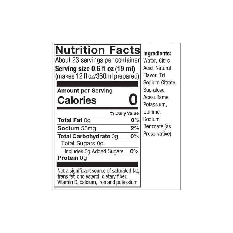 SodaStream Diet Tonic Soda Mix 14.8 oz 1 pk