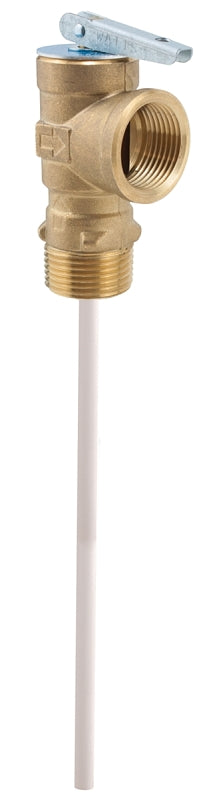 Watts 100XL-8-125 Relief Valve, 3/4 in, 75 to 150 psi Operating, MNPT x FNPT