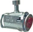 Halex 65705B Conduit Connector, 3/8 in Snap-In, Steel