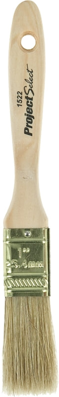 Linzer 1522-2 Paint Brush, 2 in W, 2-3/4 in L Bristle, China Bristle, Beaver Tail, Varnished Handle