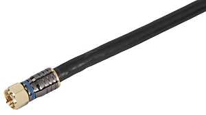 Zenith VQ301206B RG6 Coaxial Cable, 12 ft L