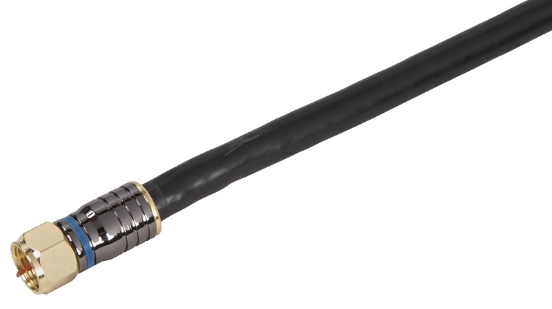 Zenith VQ301206B RG6 Coaxial Cable, 12 ft L