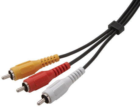 Zenith VT1006COMPOS Audio Video Cable, Black Sheath, 6 ft L
