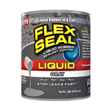 Flex Seal Family of Products Flex Seal Gray Liquid Rubber Sealant Coating 16 fl. oz., Pack of 6