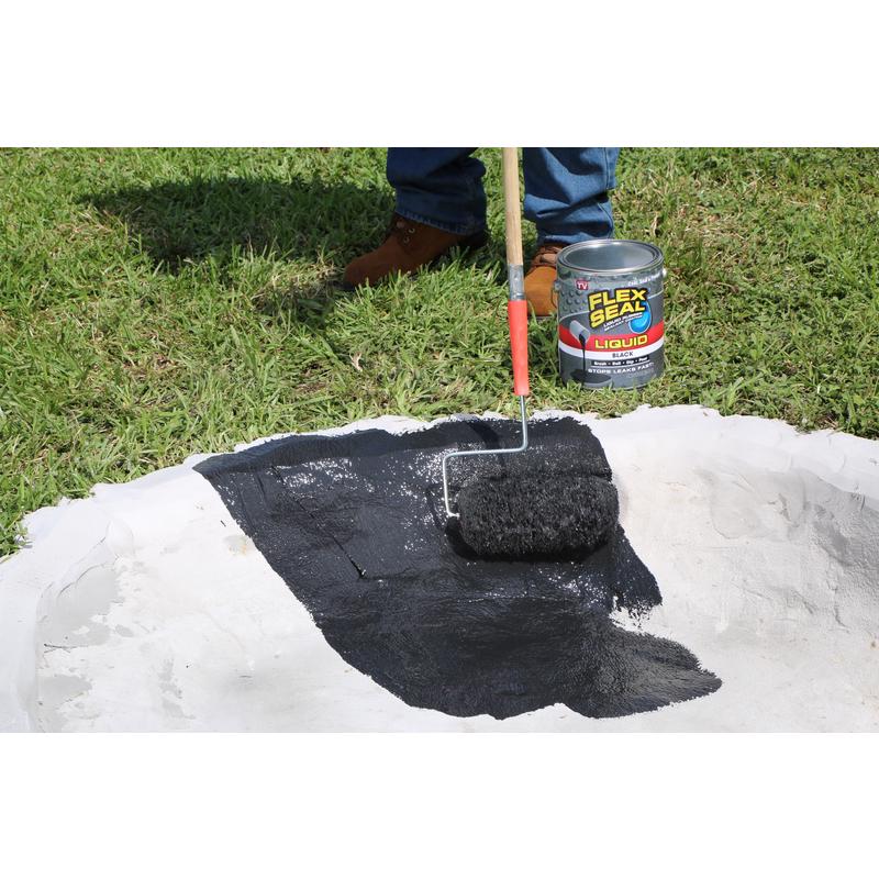 Flex Seal Family of Products Flex Seal Black Liquid Rubber Sealant Coating 32 fl. oz., Pack of 6