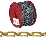 Campbell 072-3817N Plumber's Chain, 1/0, 200 ft L, 35 lb Working Load, Brass, Bright
